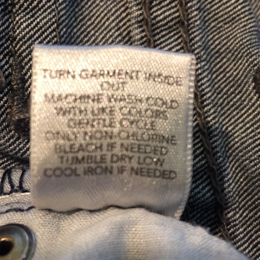 Christopher & banks bootcut embellished flap pocket jeans size 16 - Picture 6 of 6